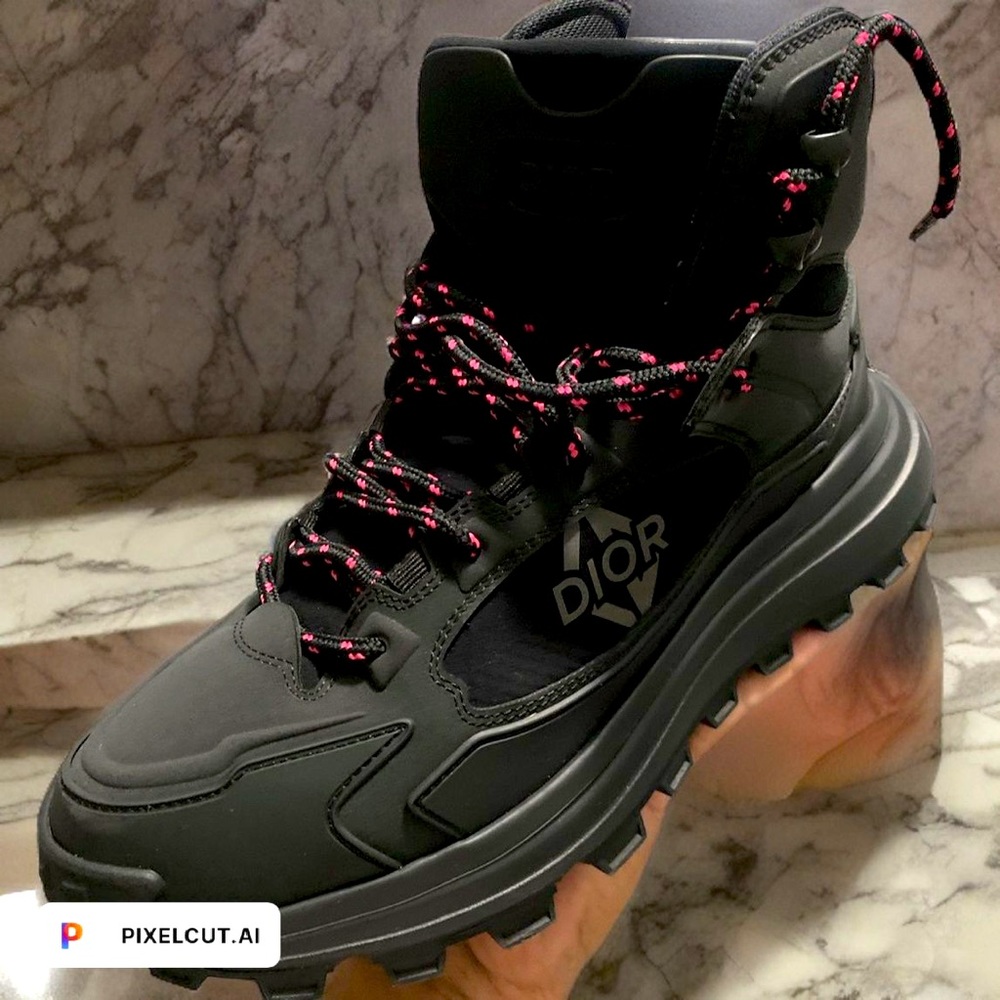 Dior peak lace up boots